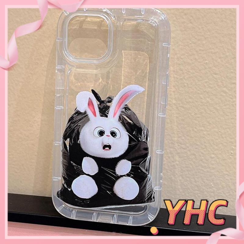 Ốp Lưng iPhone Túi rác, túi khí thỏ, vỏ điện thoại chống rơi, vỏ mềm trong suốt giảm chấn Cho Iphone 6 / 6S / 6splus / se / 7 / 7plus / 8 / 8plus / X / xs / xsmax / 11 / 12 / 13 / 14 / Plus / pro max-736
