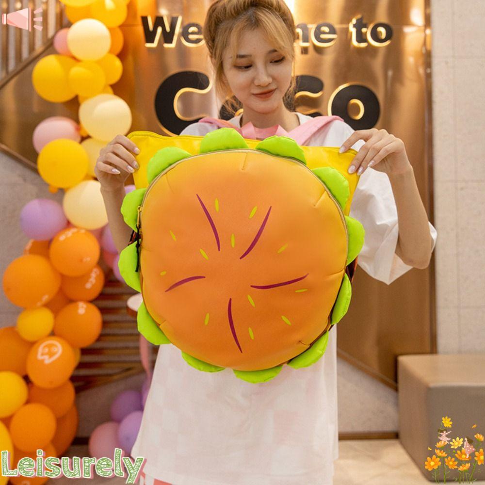 Túi Đeo Vai Cỡ Lớn Hình Hamburger Dễ Thương Cho Nữ