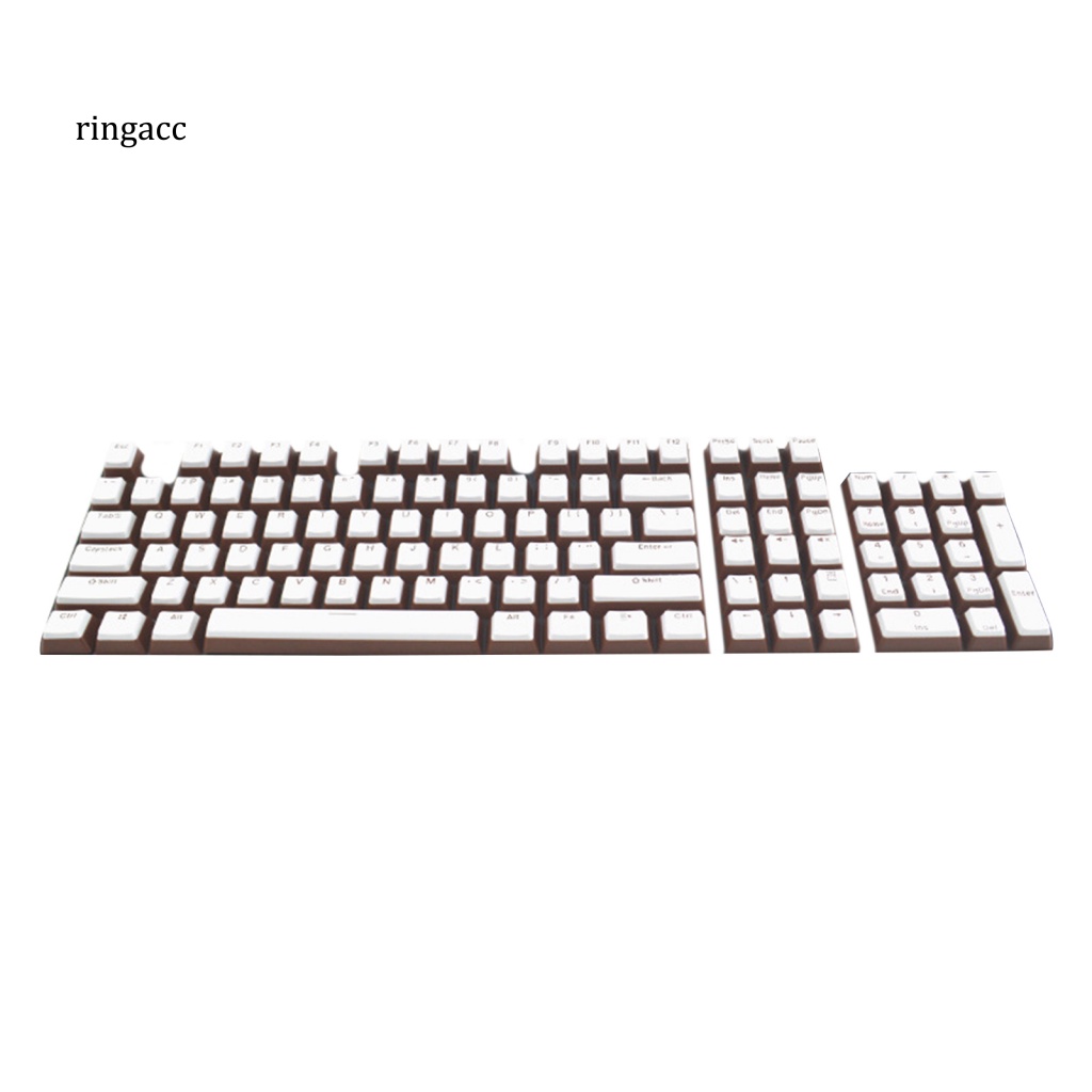 Set 104 Nắp Đậy Bàn Phím Cơ RGA Hai Màu Chống Mòn Thông Dụng Cho Máy Tính