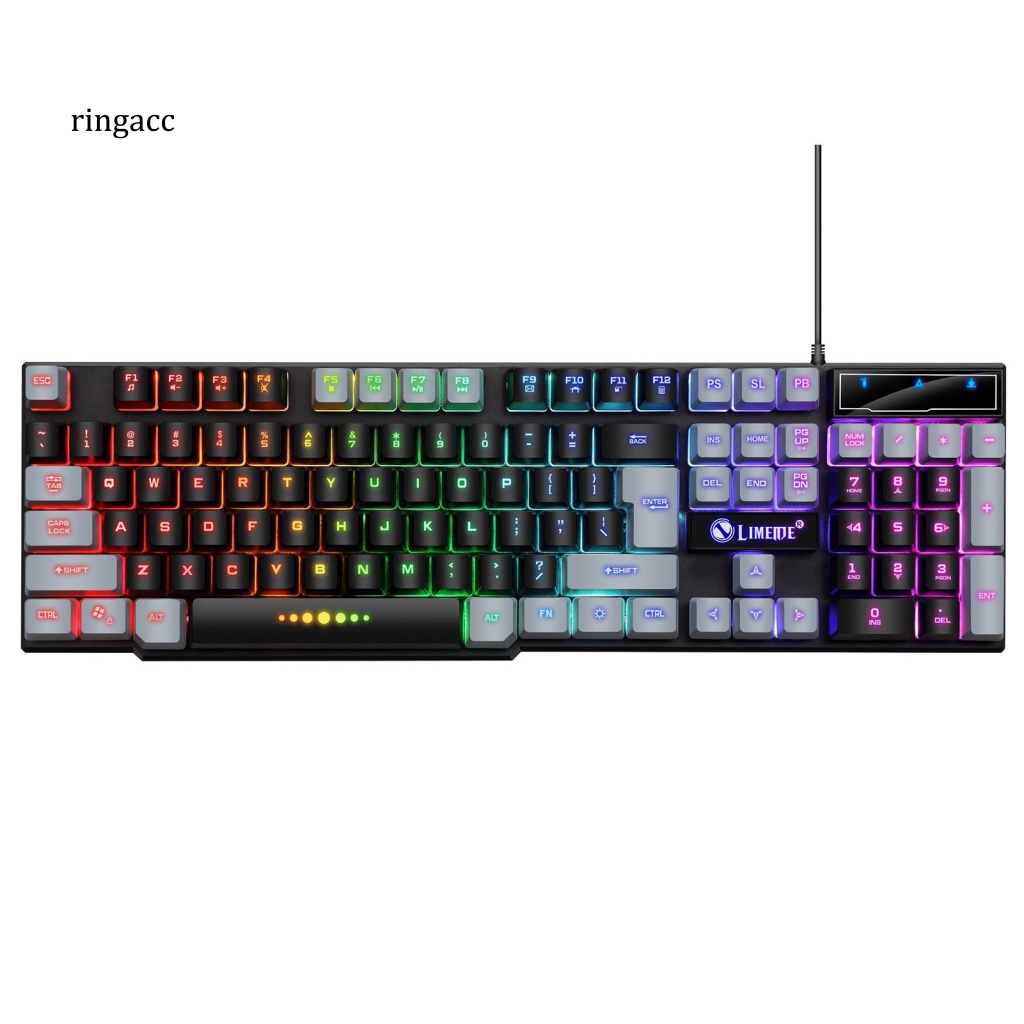 Bàn Phím Cơ RGA Chống Trượt Chống Thấm Nước Có Đèn Led Nhiều Màu Độc Đáo