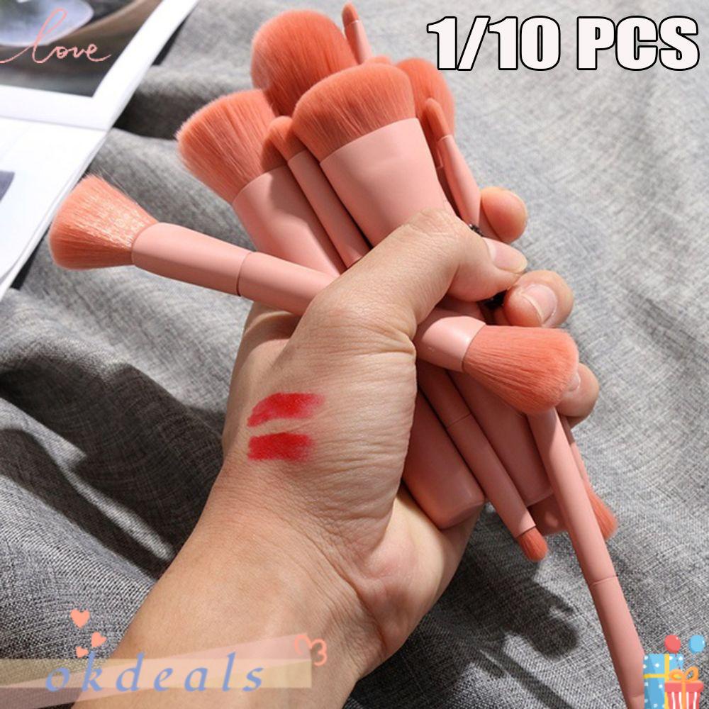 Bộ 1 / 10 Cọ Trang Điểm Mắt Lông Mày Môi