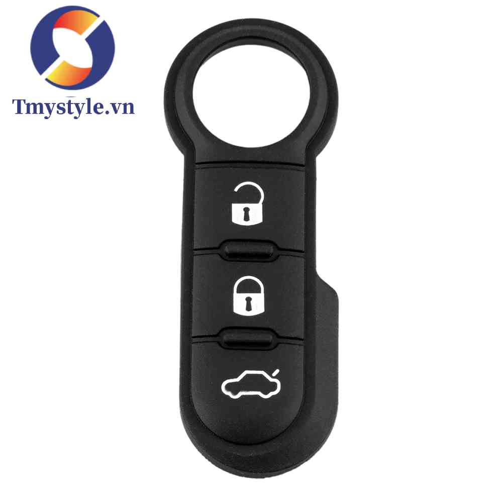 Vỏ Chìa Khóa Điều Khiển Từ Xa 3 Nút Cho Fiat 500 Panda Abarth Punto