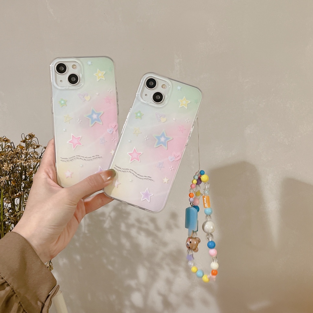 Ốp Lưng Chống Sốc Có Dây Đeo Cổ Tay Cho Apple IPhone 14 13 12 11 Pro Max