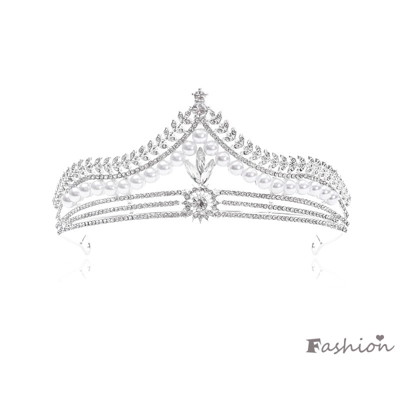 Cài Tóc Hình Vương Miện Công Chúa baroque Ngọt Ngào Phong Cách Hàn Quốc Cho Bé Gái