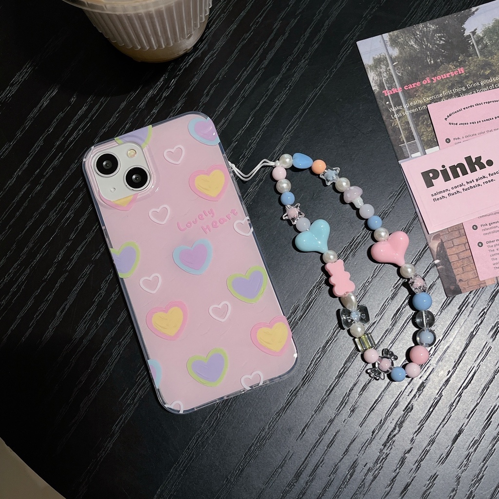 Ốp Điện Thoại Chống Sốc Hai Mặt Kèm Dây Đeo Cho IPhone 14 13 12 11 Pro Max