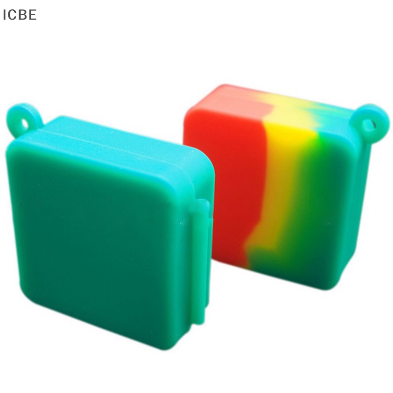 Bộ 3 Lọ Đựng Sáp / Dầu Bằng Silicon Chống Dính 7ml Nhiều Màu Tùy Chọn