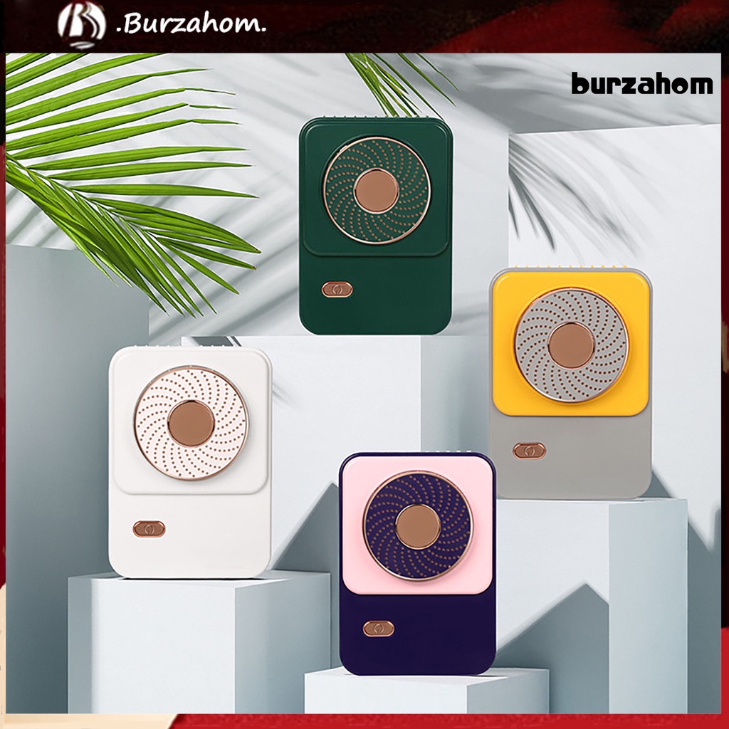 Quạt Mini 3 Tốc Độ Gió Sạc USB Có Dây Đeo Cổ Tiện Lợi Dành Cho Gia Đình