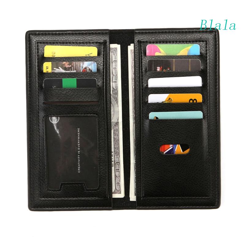 Ví Da PU Dài Phong Cách Vintage Cho Nam