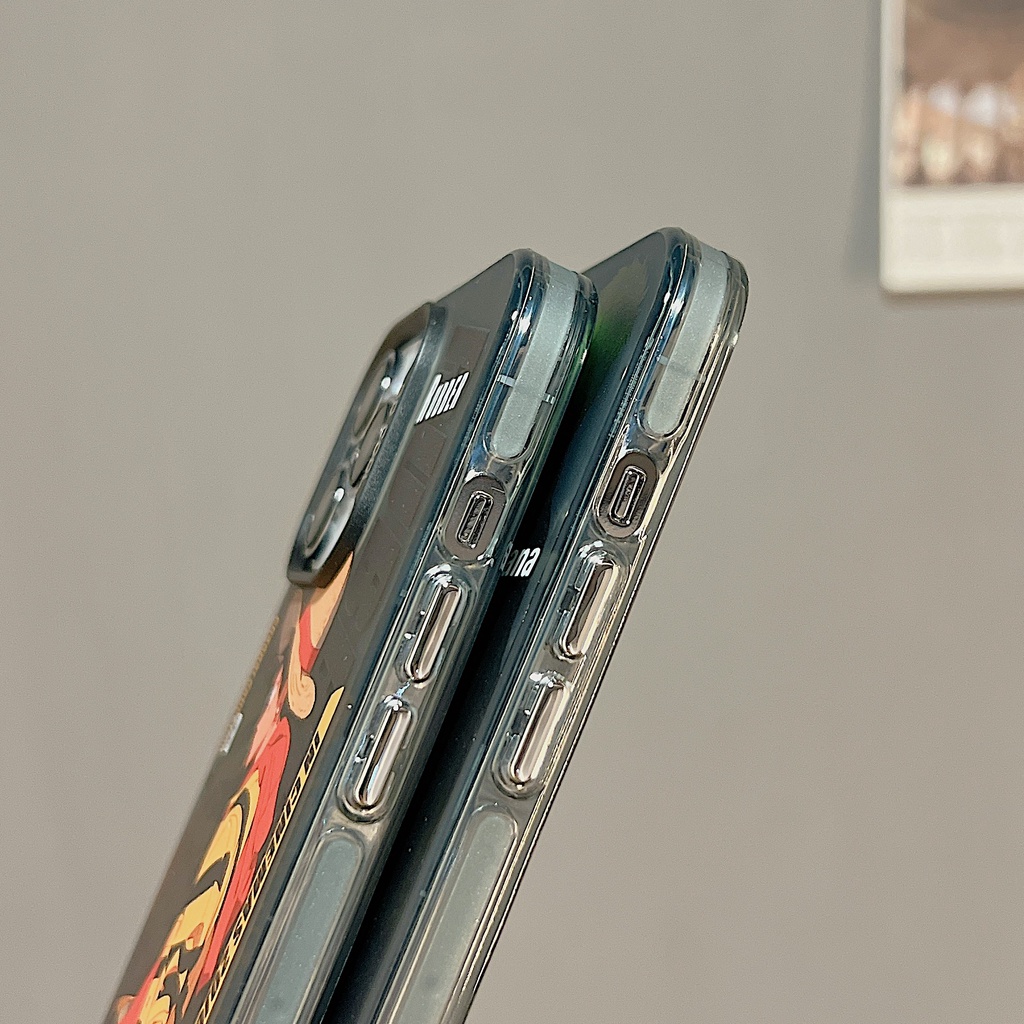 Ốp Điện Thoại TPU Mềm Trong Suốt Họa Tiết One Piece Cho iPhone 11 13 12 14 PRO MAX