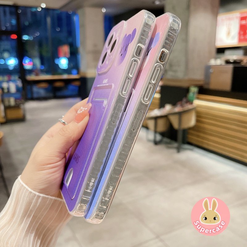 Ốp Điện Thoại TPU Mềm Hình KAWS Có Ngăn Đựng Thẻ Samsung Galaxy S23 S222 S21 Ultra Plus S21 S20 FE S10 5G Note 20 Ultra Pro 10 + 9 8
