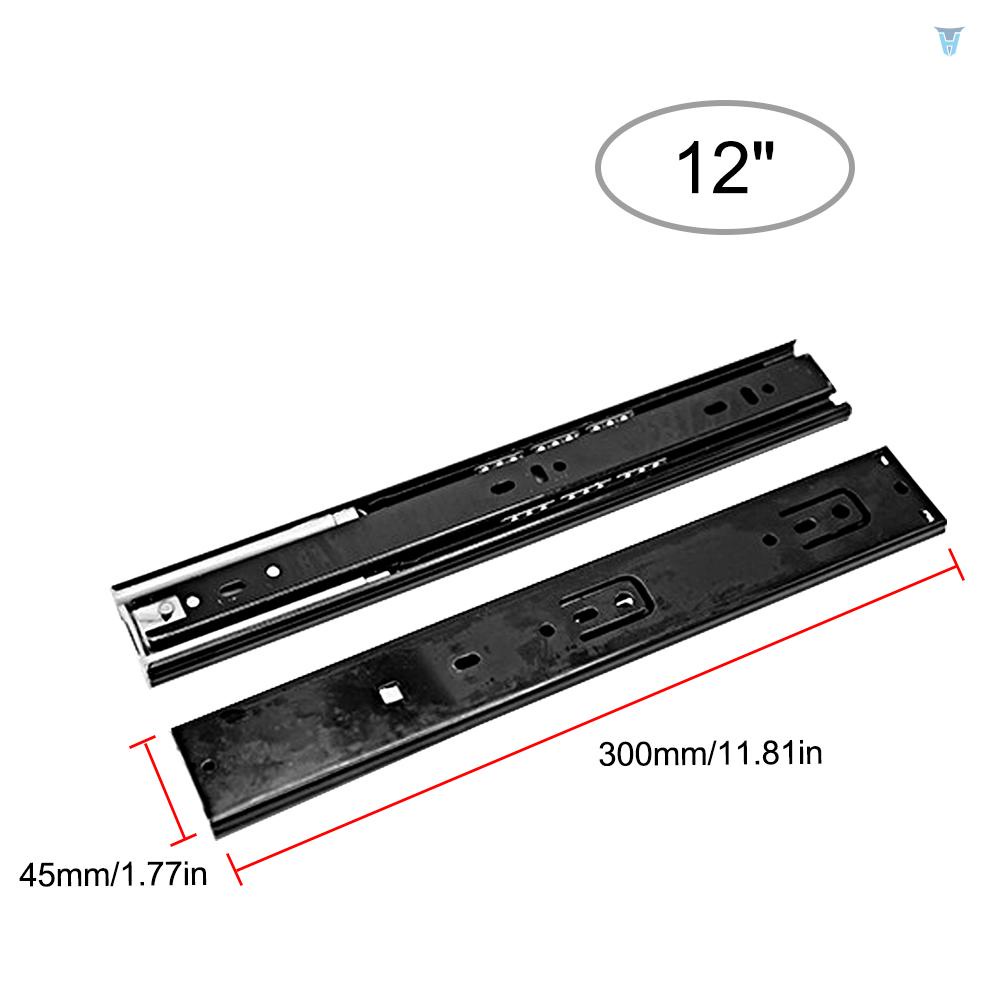 Set 2 Thanh Trượt Ngăn Kéo Tủ Chịu Lực Thấp Giảm Tiếng Ồn Chịu Lực Tốt 1 Cặp