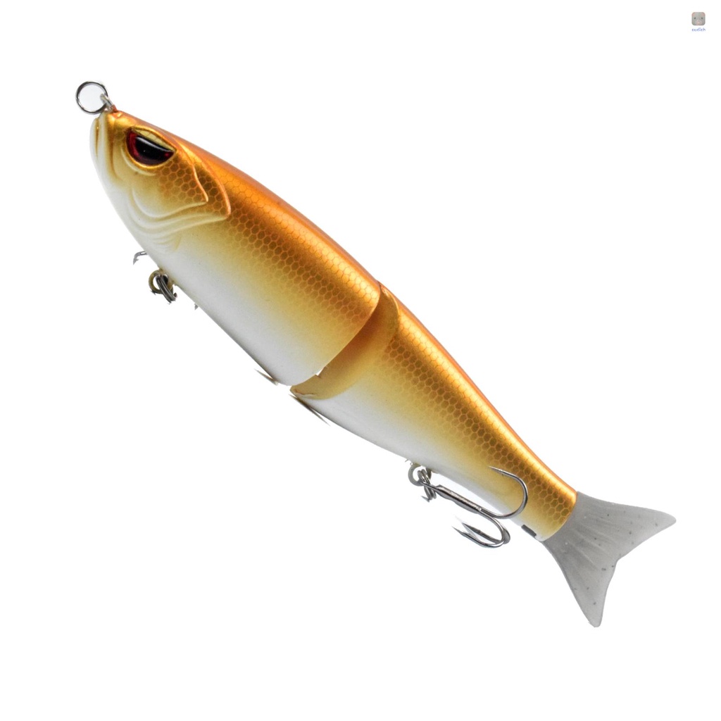 Lixada Mồi Giả Nhử Cá 2 Khúc 7.1 in / 2.2 oz Bằng Nhựa Cứng