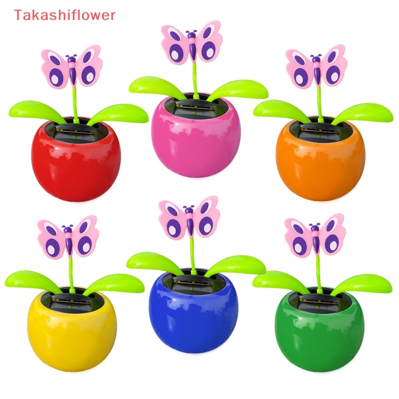 (Takashiflower) Đầu Bướm Lắc Tự Động Trang Trí Nội Thất Xe Hơi