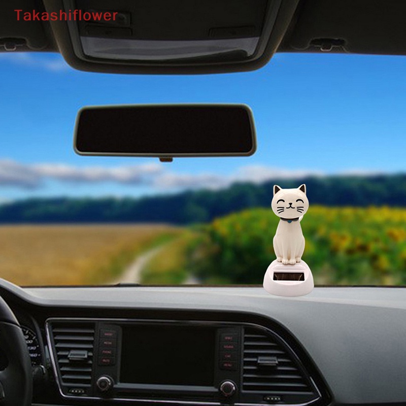 Mô Hình Mèo Nhảy Múa Sử Dụng Năng Lượng Mặt Trời Dùng Trang Trí Xe Hơi / Văn Phòng