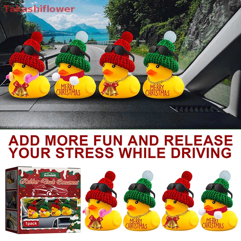 Chú Vịt Vàng Đội Mũ Bảo Hiểm Dễ Thương Dùng Trang Trí