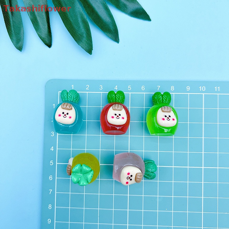 Bộ 2 Cà Rốt Hoạt Hình Mini Phát Sáng Dùng Trang Trí Tiểu Cảnh