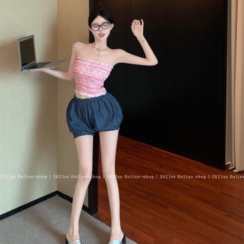 Áo Ống Màu Sắc Tương Phản Thời Trang Cho Nữ