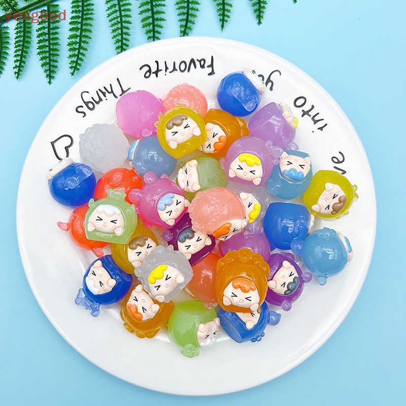 Bộ 2 Đồ trang trí Búp Bê Bọ Cạp Hoạt Hình Màu Dạ Quang Trang Trí Tiểu Cảnh