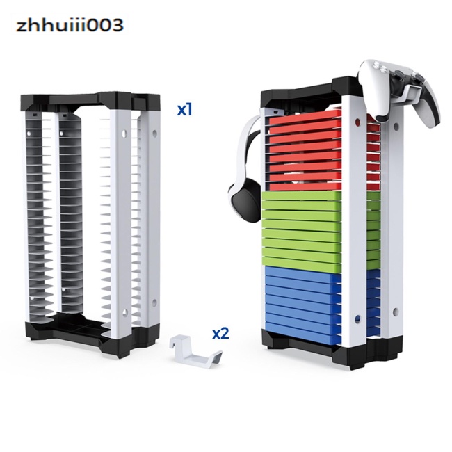 Khay Đựng Đĩa Game Ps5 / Switch / Ps4 Kèm Móc Tai Nghe Tiện Dụng