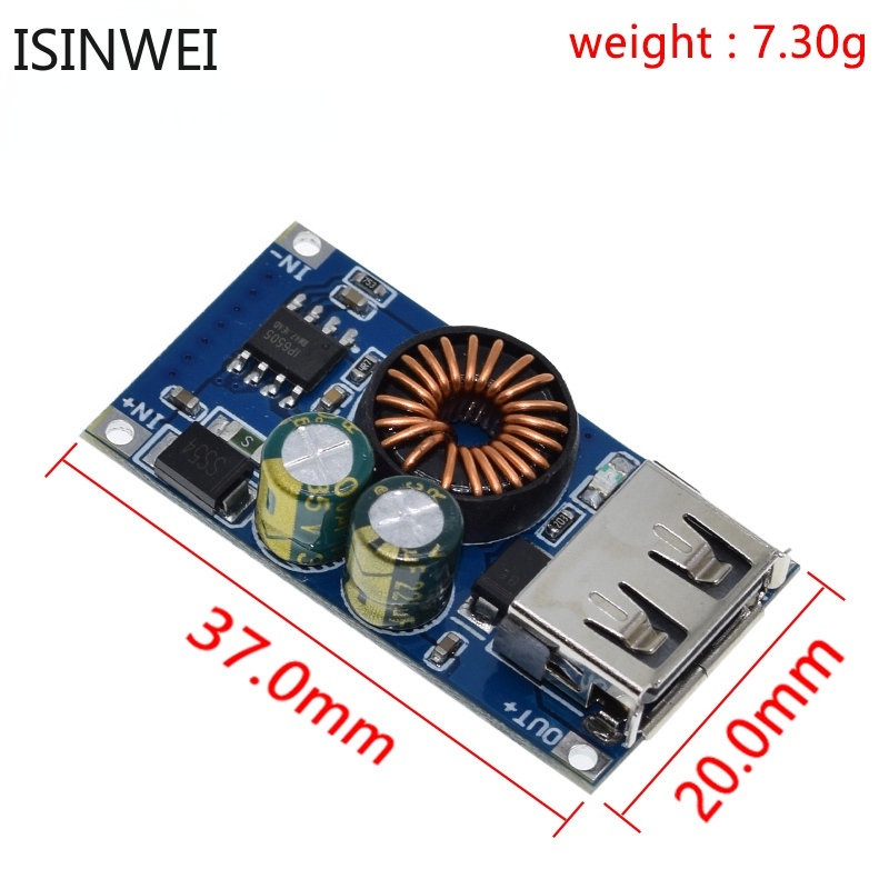 Bảng Mạch Sạc Nhanh USB DC 12V 24V To QC2.0 QC3.0 Sạc Nhanh Dành Cho Điện Thoại Apple Huawei FCP