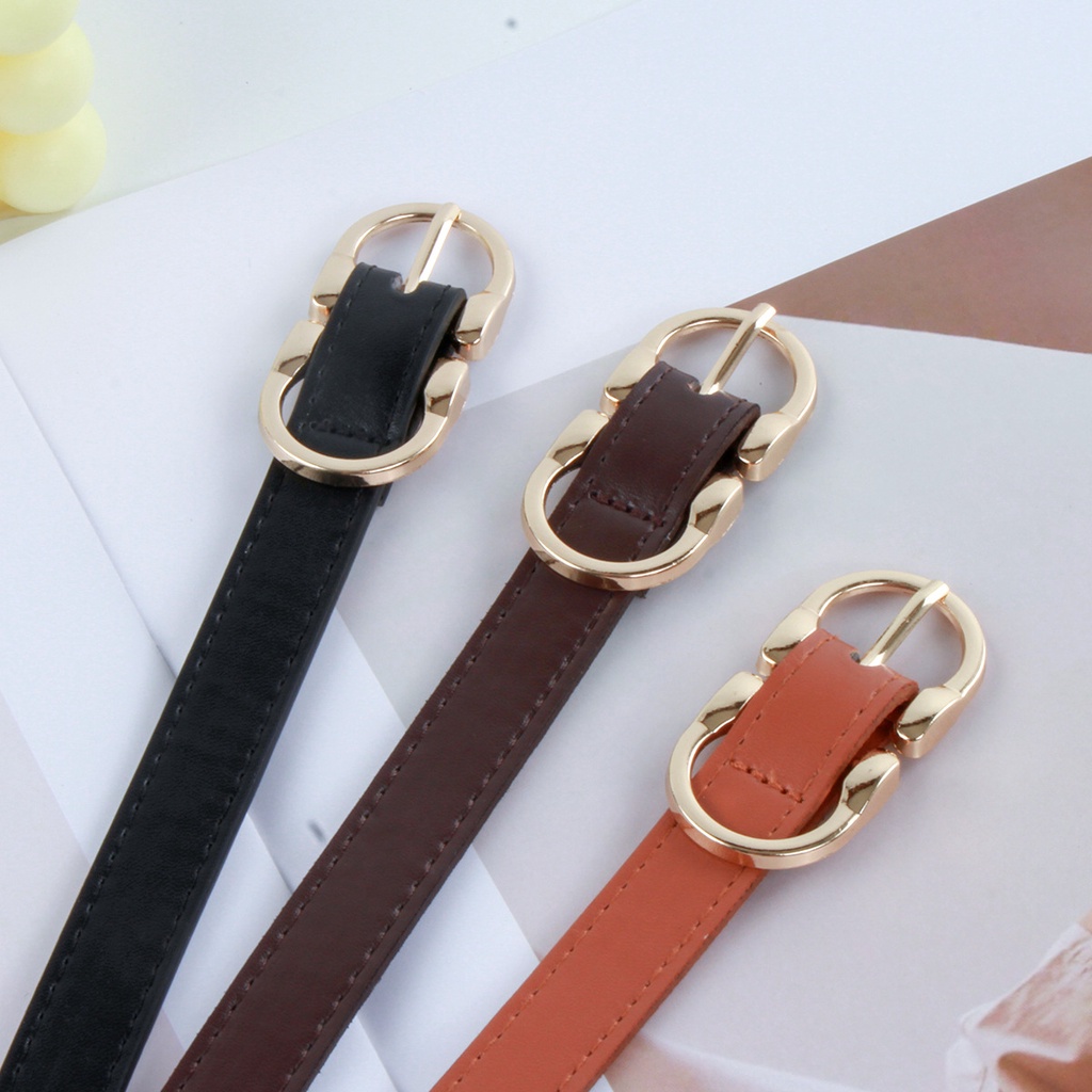 Thắt Lưng Khóa Kim Loại Phong Cách Retro Mới Cho Nữ