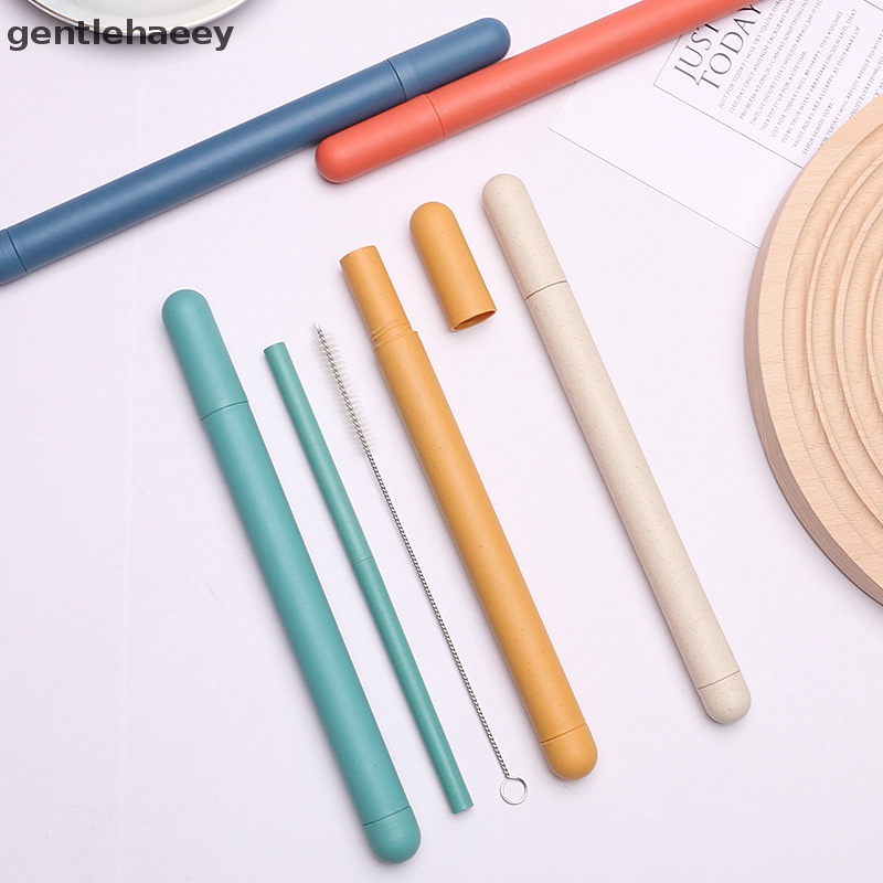 Ống Hút Nhựa Thẳng Kèm Cọ Vệ Sinh Trang Trí Tiệc