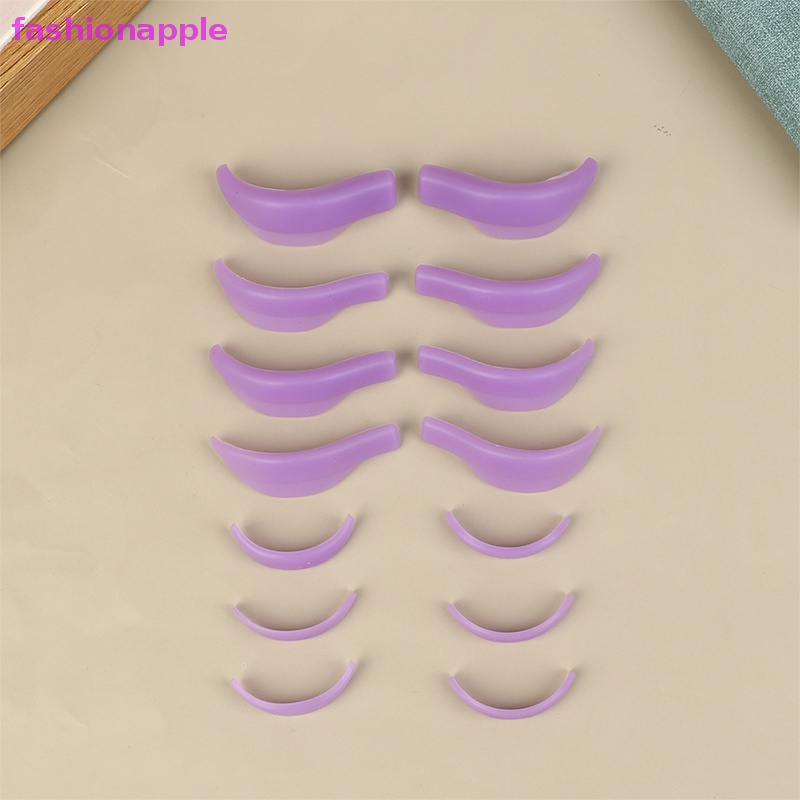 Set 7 Cặp Đệm Silicone Hỗ Trợ Uốn Mi Tiện Lợi