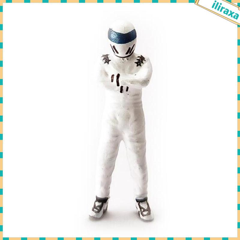 Đồ trang trí Tàu Lửa Nhỏ Chưa Sơn Bằng Nhựa Resin Để Bàn Trang Trí Tiểu Cảnh DIY 1: 64