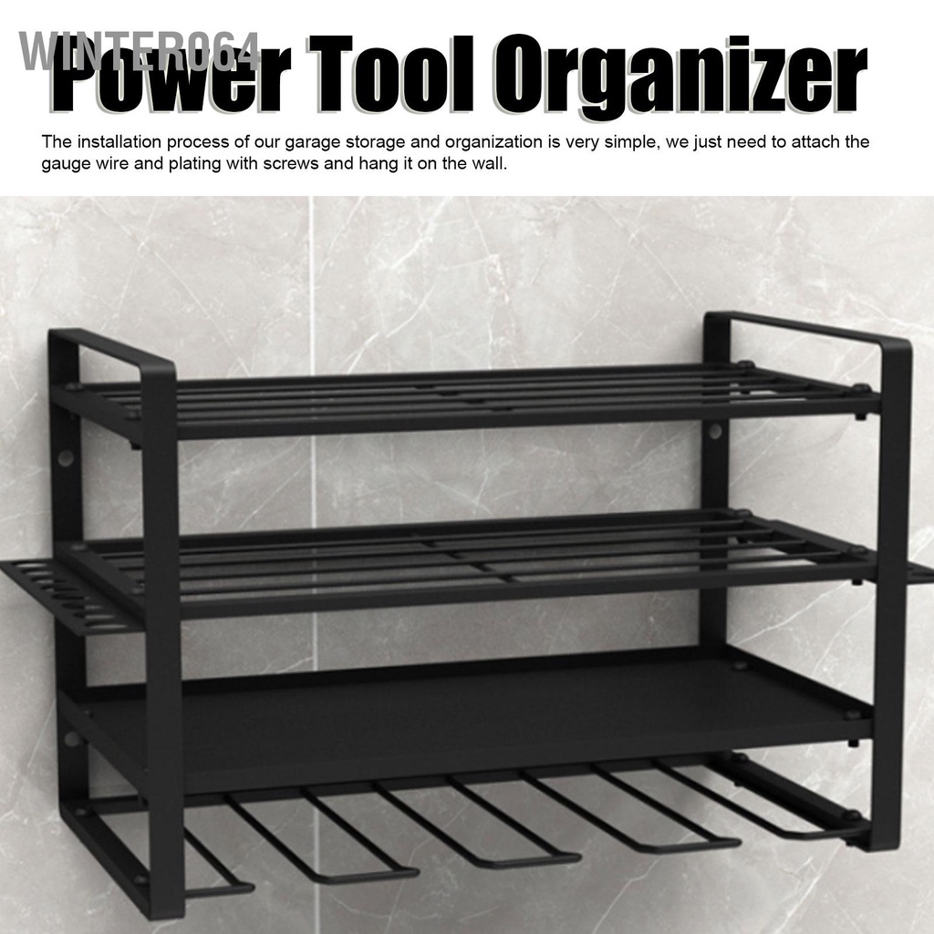 Winter064 Dụng Cụ Điện Tổ Chức Nặng Chắc Chắn 4 Lớp Giá Để Đồ Cho Nhà Xe Phòng Xưởng Đổ Pegboard