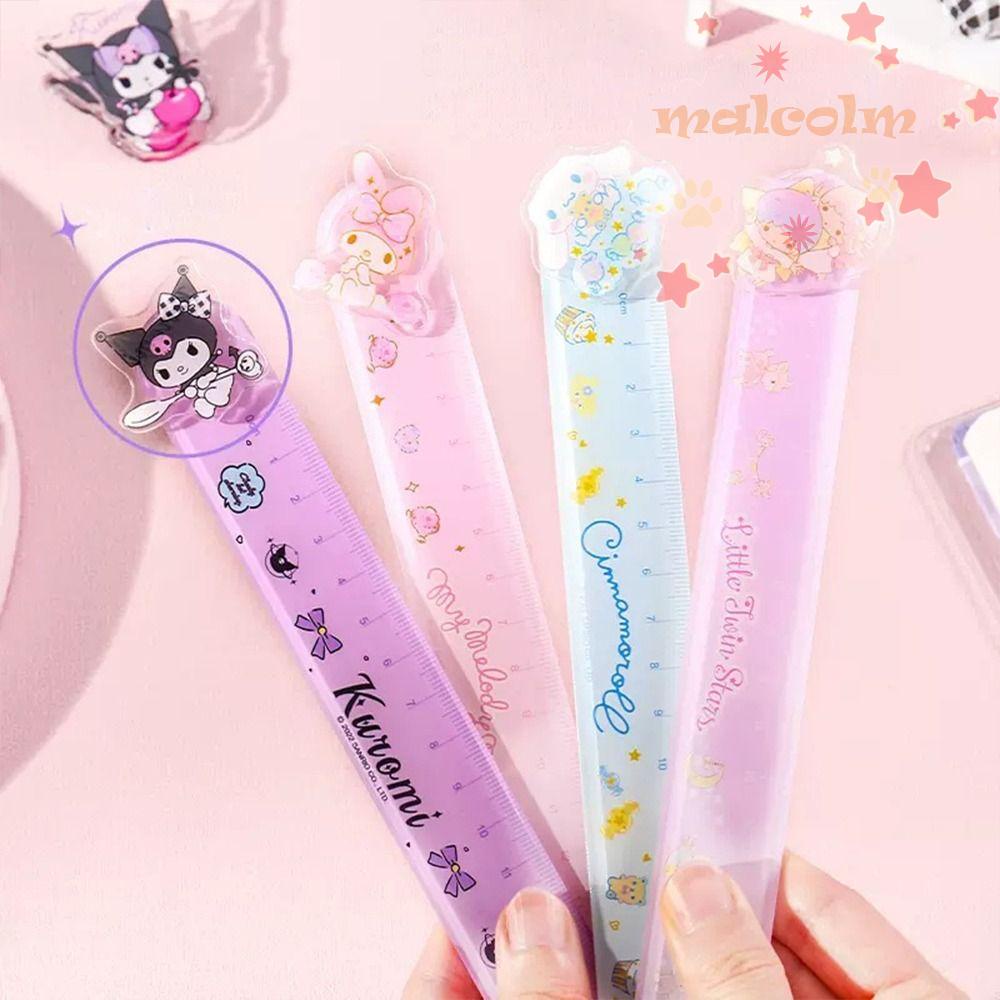 Thước Đo Dạng Thẳng Bằng Nhựa Dễ Thương 15cm