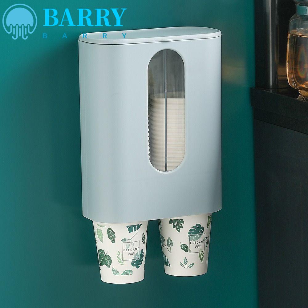 Hộp Đựng Cốc Giấy Hai Tầng Tự Động Gắn Tường Không Cần Khoan