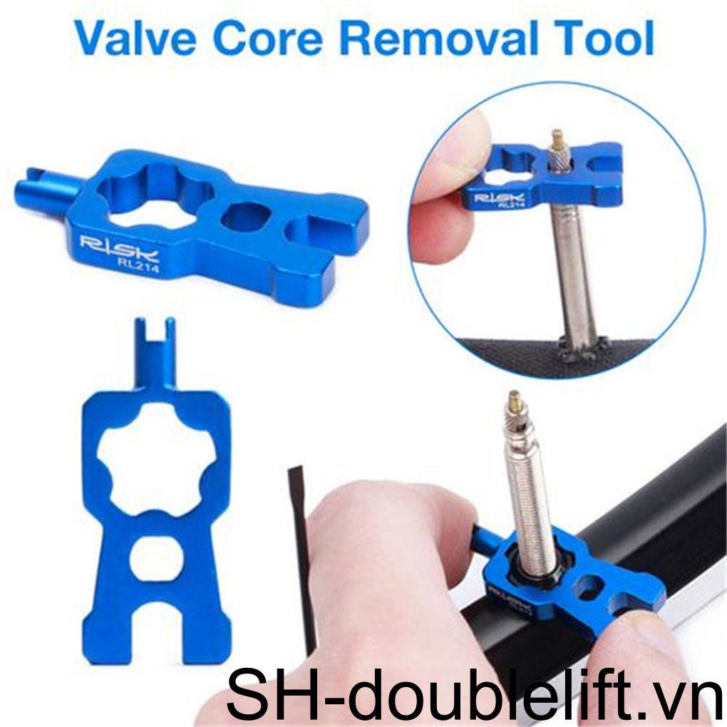 Dụng Cụ Tháo Lõi Van Xe Đạp Hai Đầu 4 Trong 1 Đa Năng