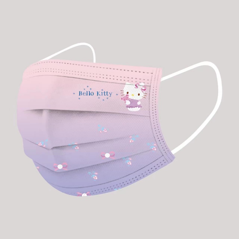 Khẩu Trang Ba Lớp Mỏng Họa Tiết Hoạt Hình Thời Trang Mùa Hè Dành Cho Trẻ