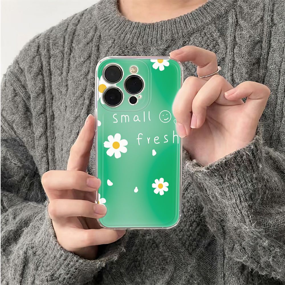 ✅Ốp Điện Thoại Dẻo Họa Tiết Hoa Cúc Xinh Xắn Chống Sốc Cho Iphone126In11Plusmax 78 13Pro