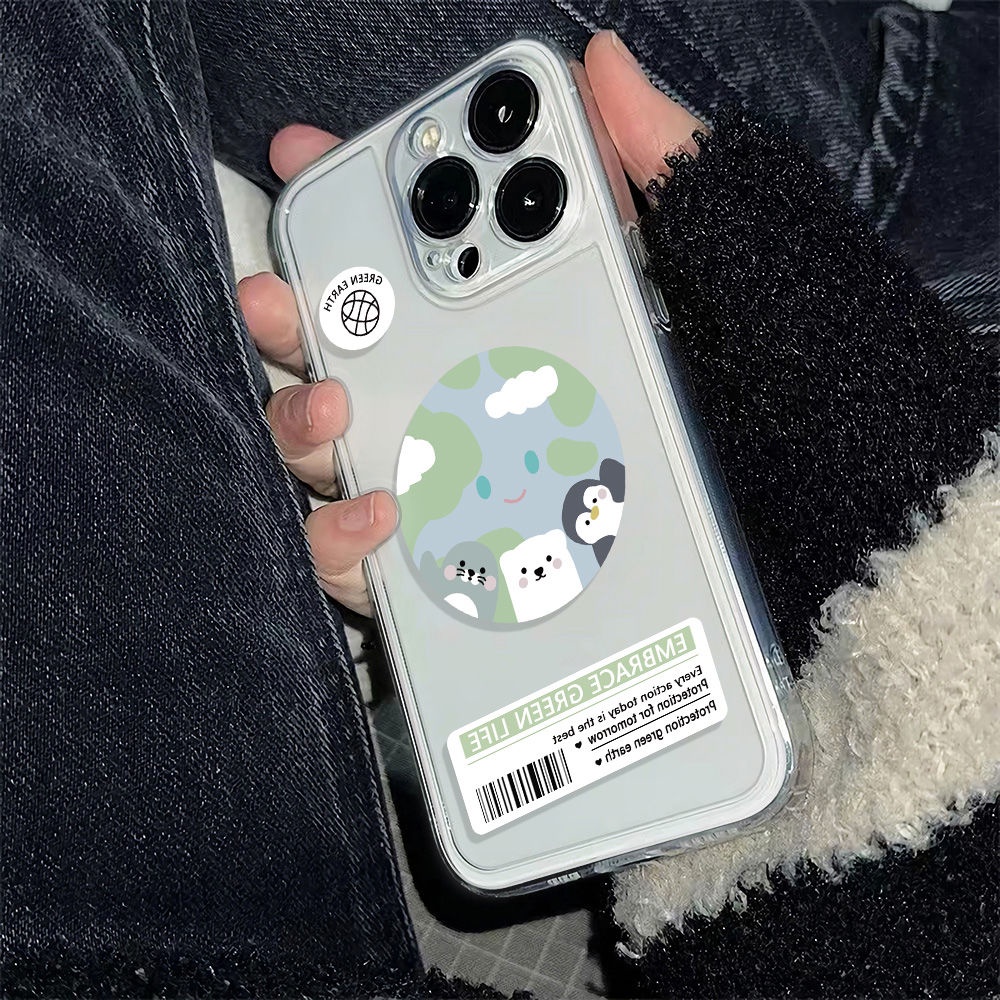 ✅Ốp Điện Thoại Mềm Chống Sốc Bảo Vệ Môi Trường 1314pro 11iPhone12 Apple 78plus 6In 1ICQ