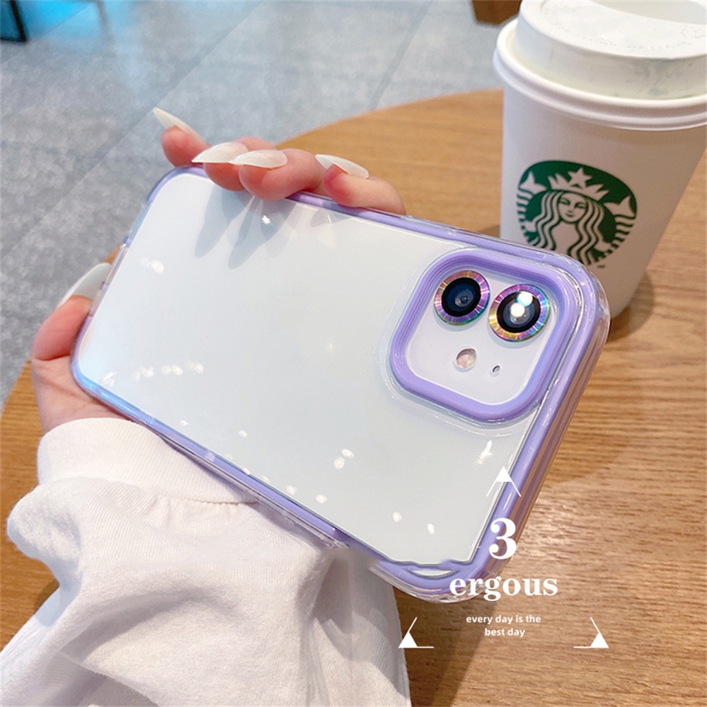 Ốp Điện Thoại TPU Silicon Dày Chống Sốc 3 Trong 1 Cho IPhone 14 13 12 11 Pro Max 8 7 Plus X XR Xs Max SE 2020