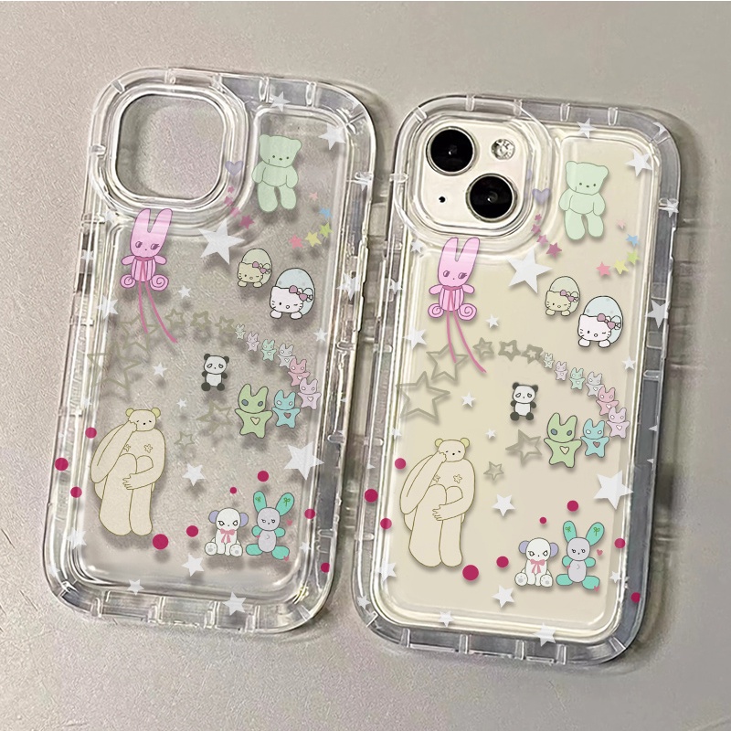 Ốp Điện Thoại Silicon TPU Mềm Trong Suốt Chống Sốc Chống Vỡ Cho IPhone 14 13 12 11 Pro XS Max X XR 8 7 Plus