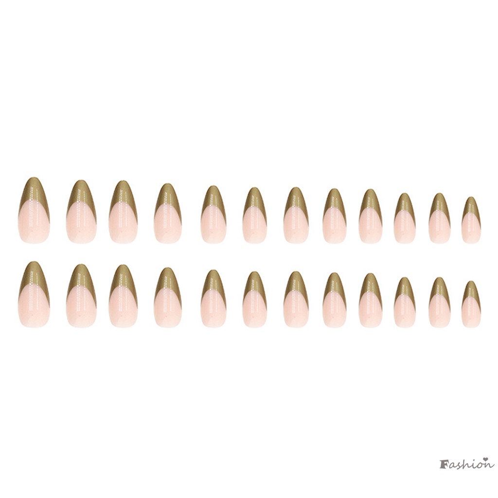 Móng Tay Giả Màu Vàng Ánh Ngọc Trai Bền Và Không Bao Giờ Xẻ Tà