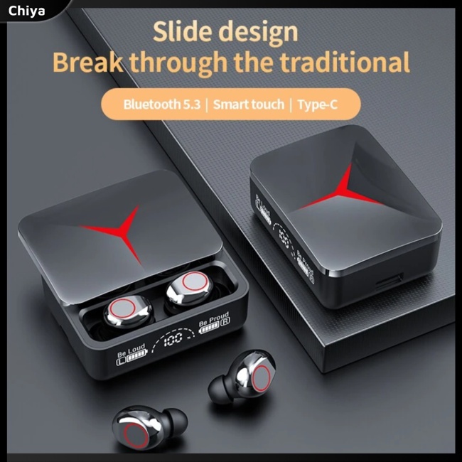Tai Nghe Không Dây M90 TWS Bluetooth 5.3 Cảm Ứng Âm Thanh Nổi Tiếng Ồn Hi-fi