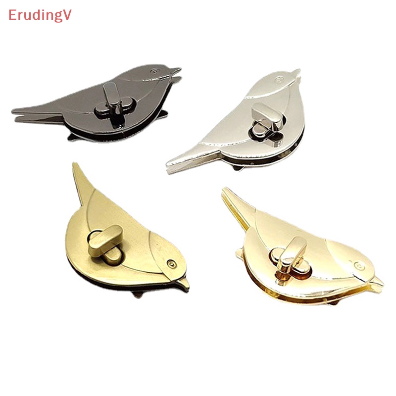 [ErudingV] Khóa Túi Xách Đeo Vai Hình Chim Bằng Kim Loại Dạng Xoắn DIY