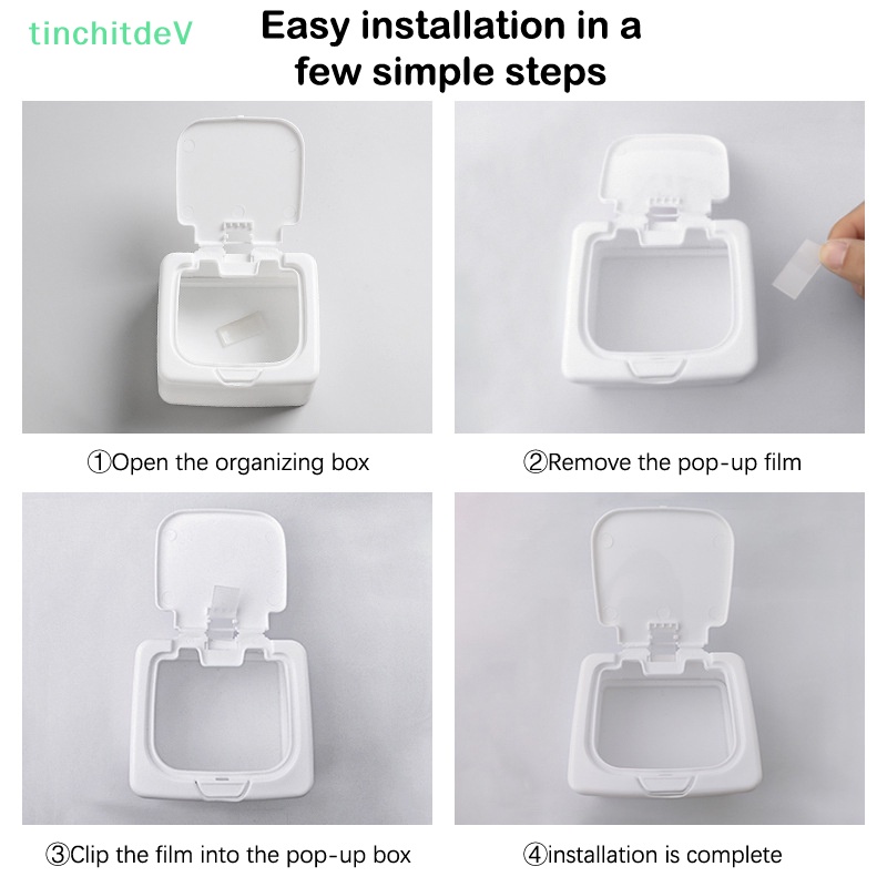 Hộp Đựng Bưu Thiếp Màu Trắng Sức Chứa Lớn Để Bàn Tiện Dụng