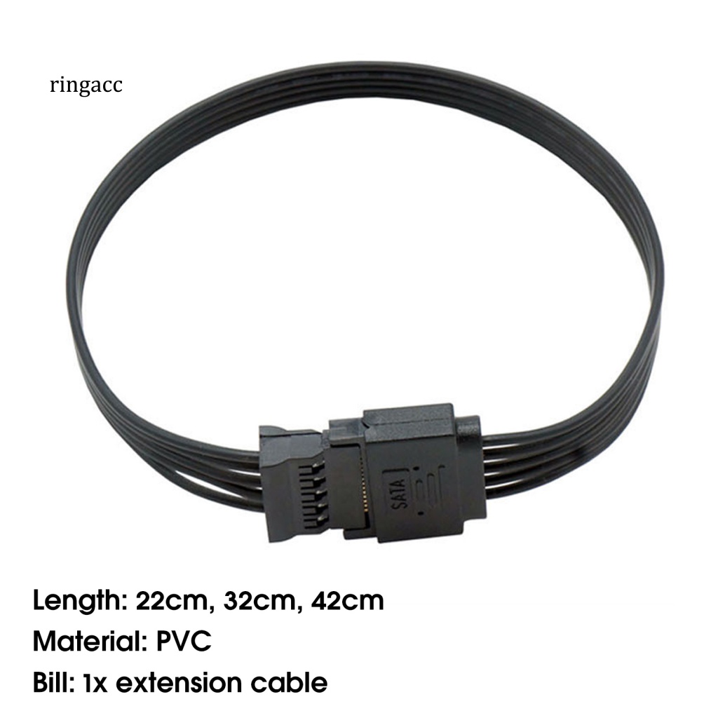 Dây Cáp Chia Nguồn Ổ Cứng Hiệu Quả Cao 1 Sang 5 SATA 15Pin Cho Máy Tính