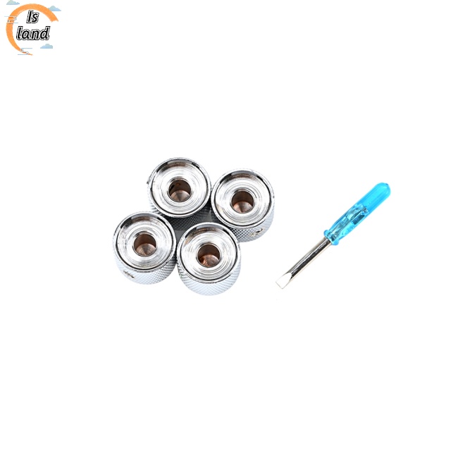 1 Bộ Núm Vặn Điều Khiển Và Tua Vít Cho Đàn Guitar Điện