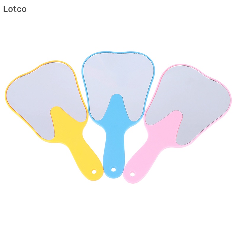 Lotco 1 cái miệng Nha Khoa xử lý Gương răng hình dạng gương kiểm tra răng miệng gương VN