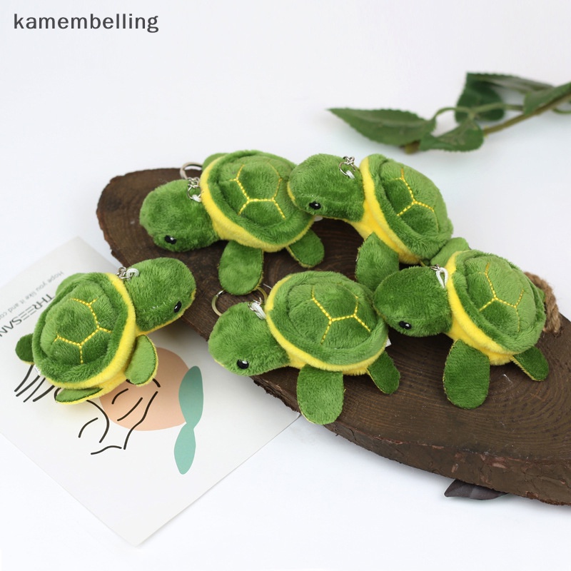 Móc Khóa Hình Rùa Nhồi Bông Mềm Mại Dễ Thương