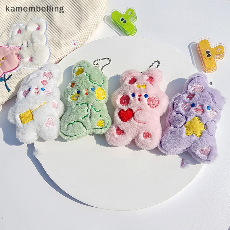 Móc Khóa Hình Thỏ Nhồi Bông Dễ Thương