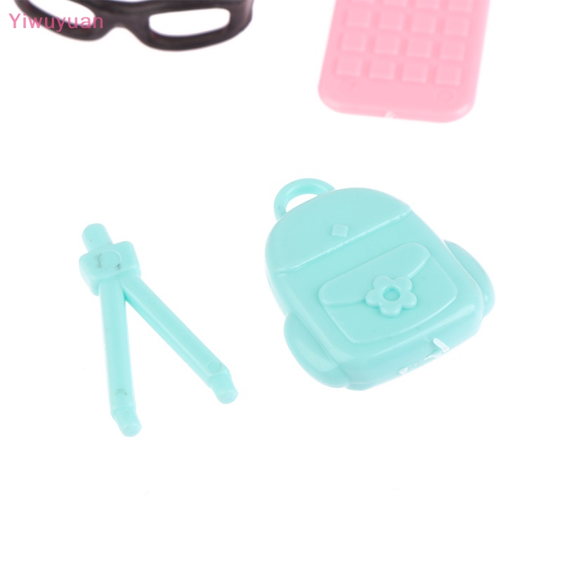 Bộ 14 Mô Hình Đồ Nội Thất Mini Tỉ Lệ 1: 12 Trang Trí Nhà Búp Bê Mới