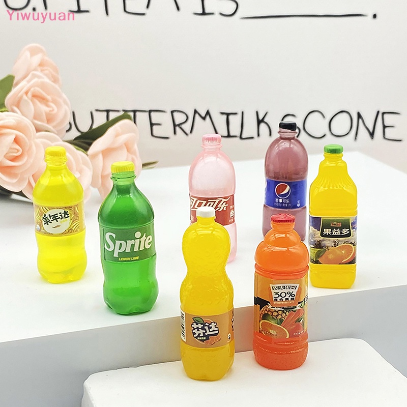 Bộ 5 Mô Hình Bình Nước Phát Quang Mini Bằng Nhựa Resin Trang Trí Điện Thoại DIY Mới