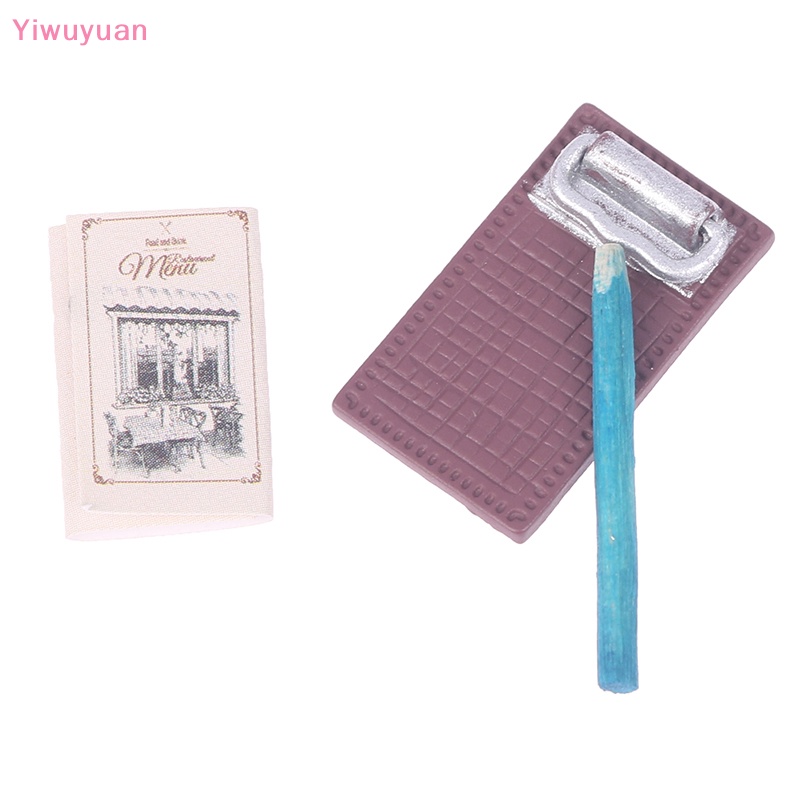 Bảng Kẹp Tài Liệu Mini Bằng Kim Loại Cho Nhà Búp Bê Mới