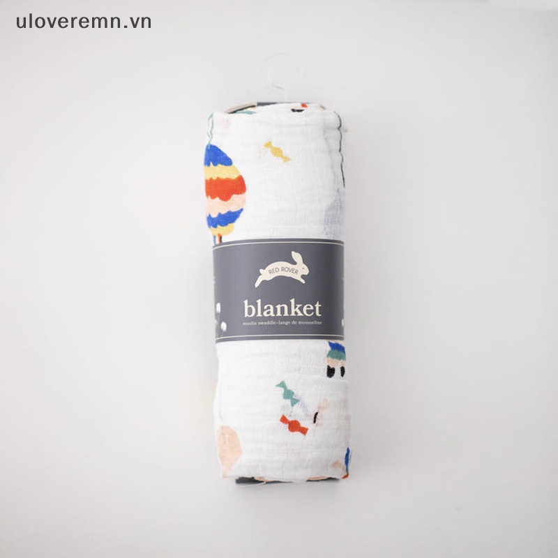 Chăn Quấn Bé Sơ Sinh Bằng Cotton Phong Cách Muslin